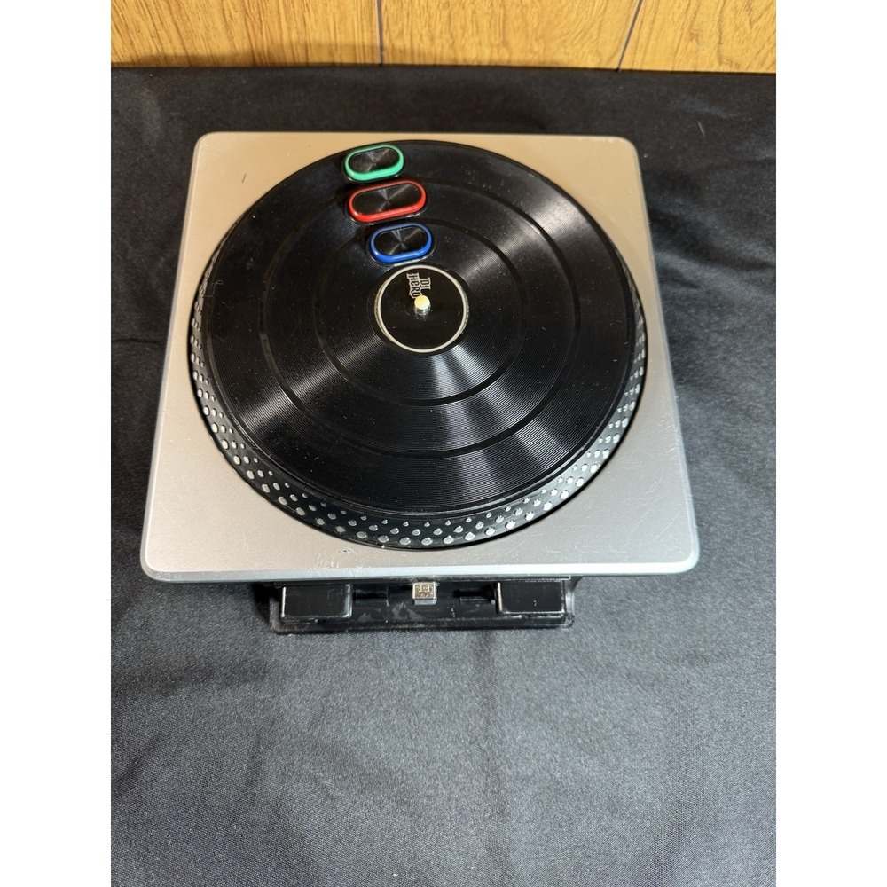 Red, Green, Blue Rhythm Game Turntable - Gaming Accessory